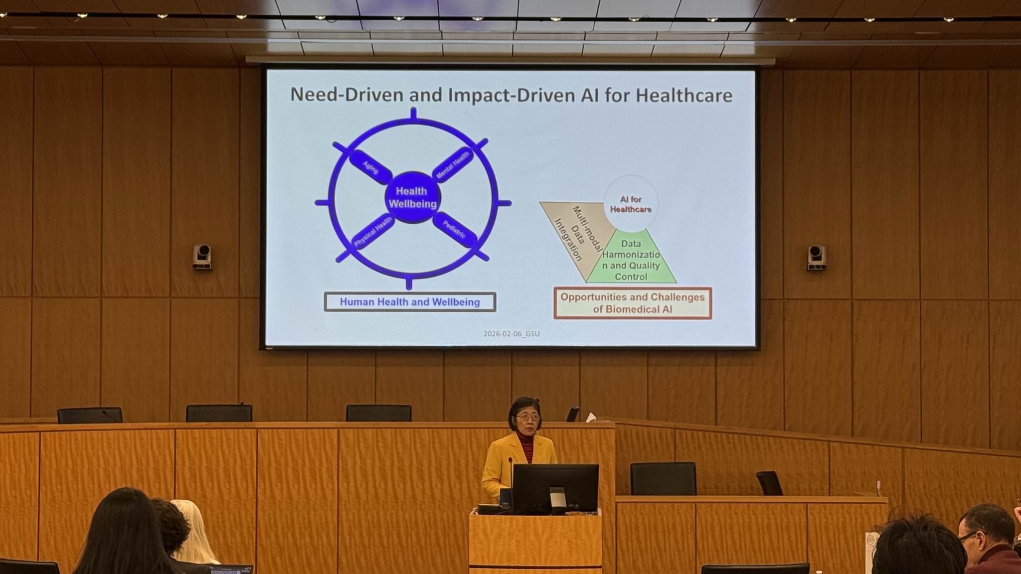 AI for healthcare talk at fMRI Frontier symposium
