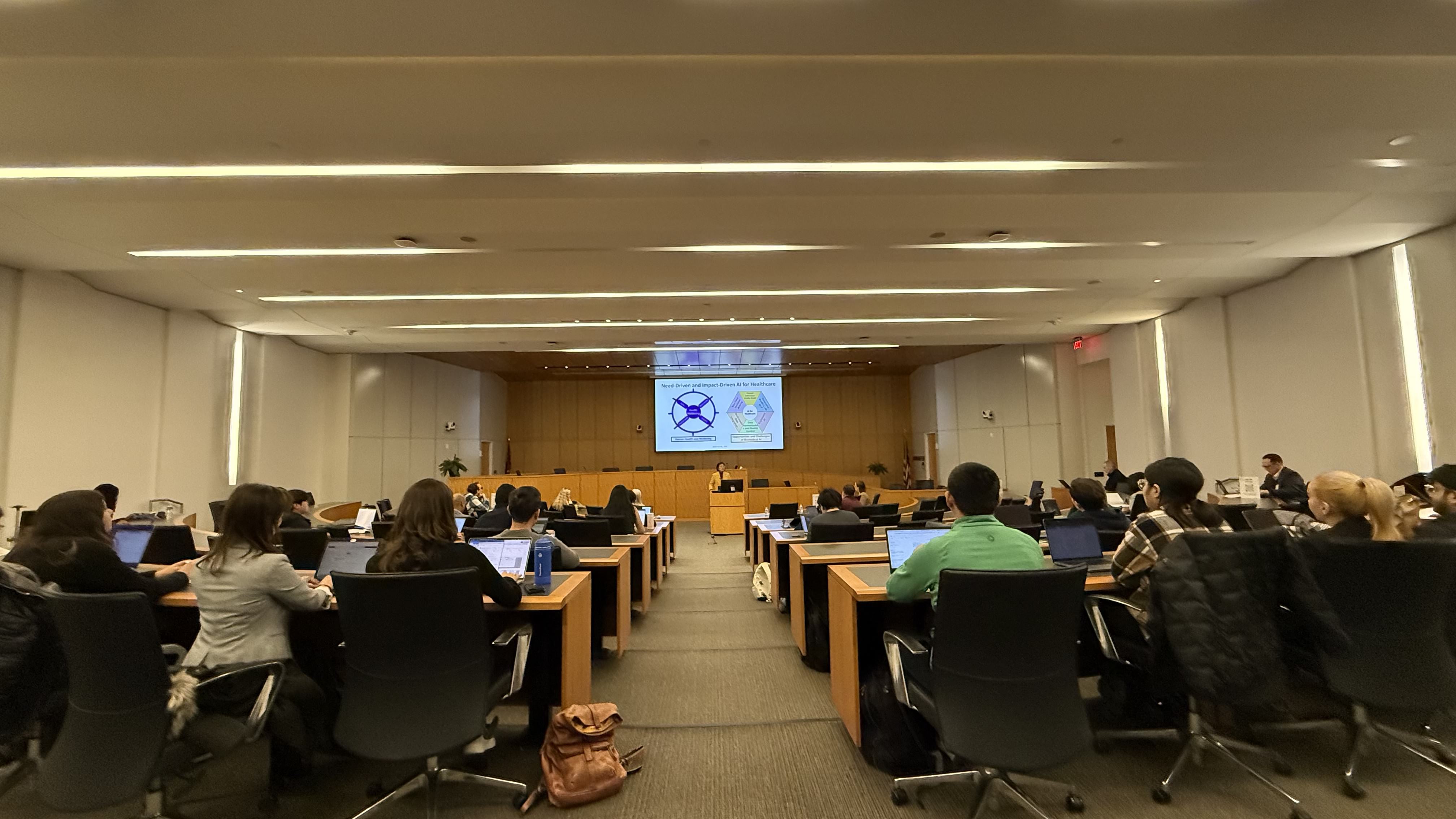 Audience at fMRI Frontier symposium